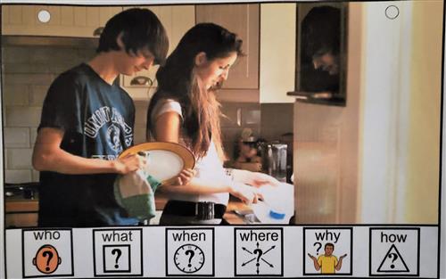 Mom and Son Dishes 